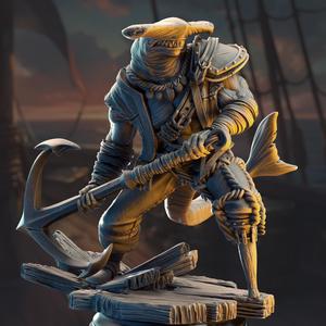 Sharkman Pirate Enforcer - Baz  Smiley  Armstrong