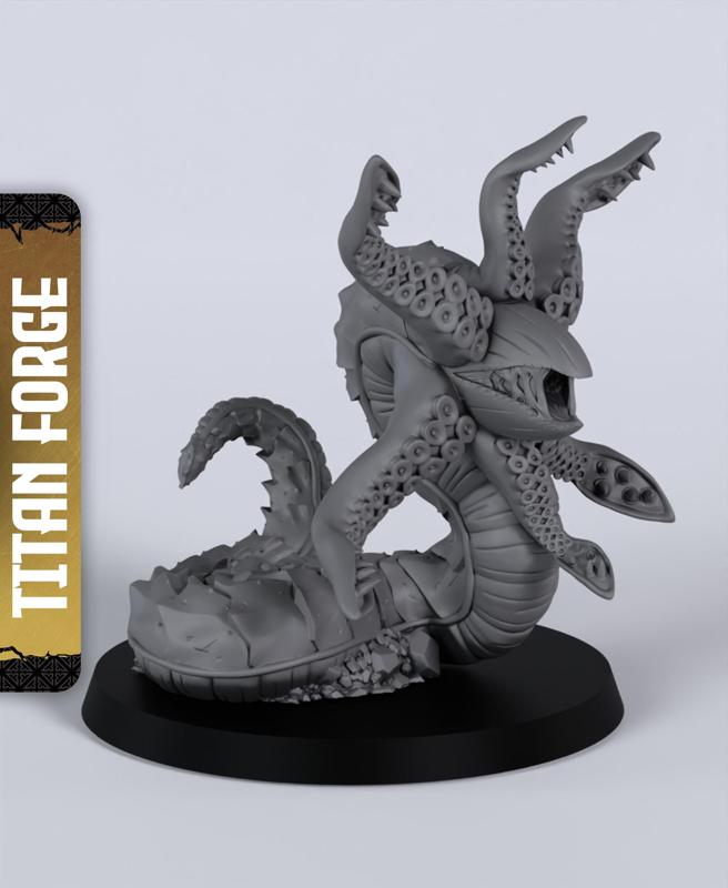 Grick - With Free Dragon Warhammer - 5e DnD Inspired for RPG and Wargamers