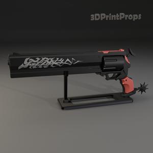 Billy Kid gun from Zenless Zone Zero 3d print model