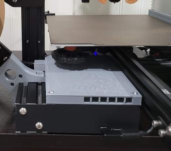 Ender 3 Electronics Box Lid - side cable exit.