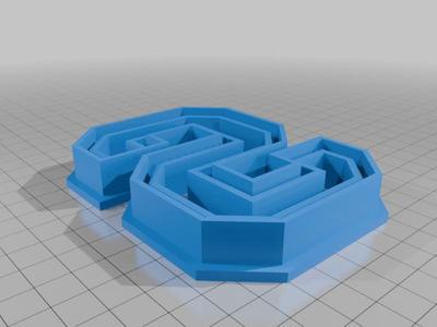 Syracuse University Block S Logo Cookie Cutter