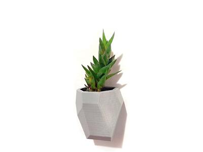 Faceted Modular Wall Planter