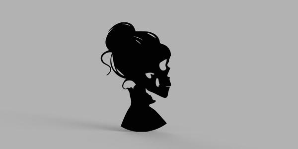 Female Skull Decoration