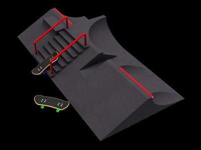 Fingerboard Ramps Set - Connect & Customize Park