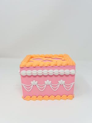 Vintage Cake Recipe Box - Kitsch Container or Jewelry Box