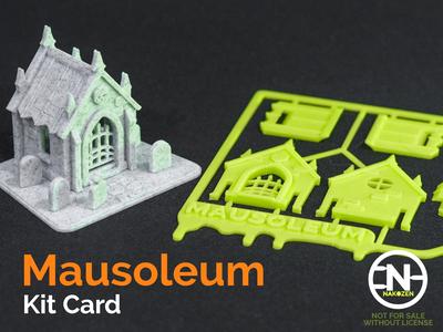 Spooky Mausoleum Kit Card