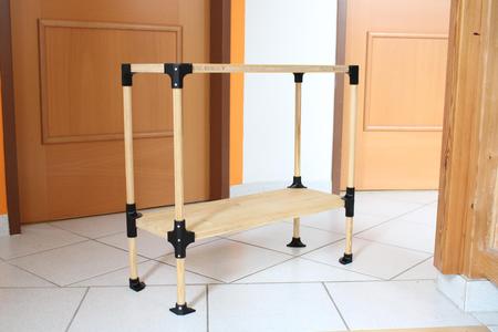 wooden rack | connecting pieces