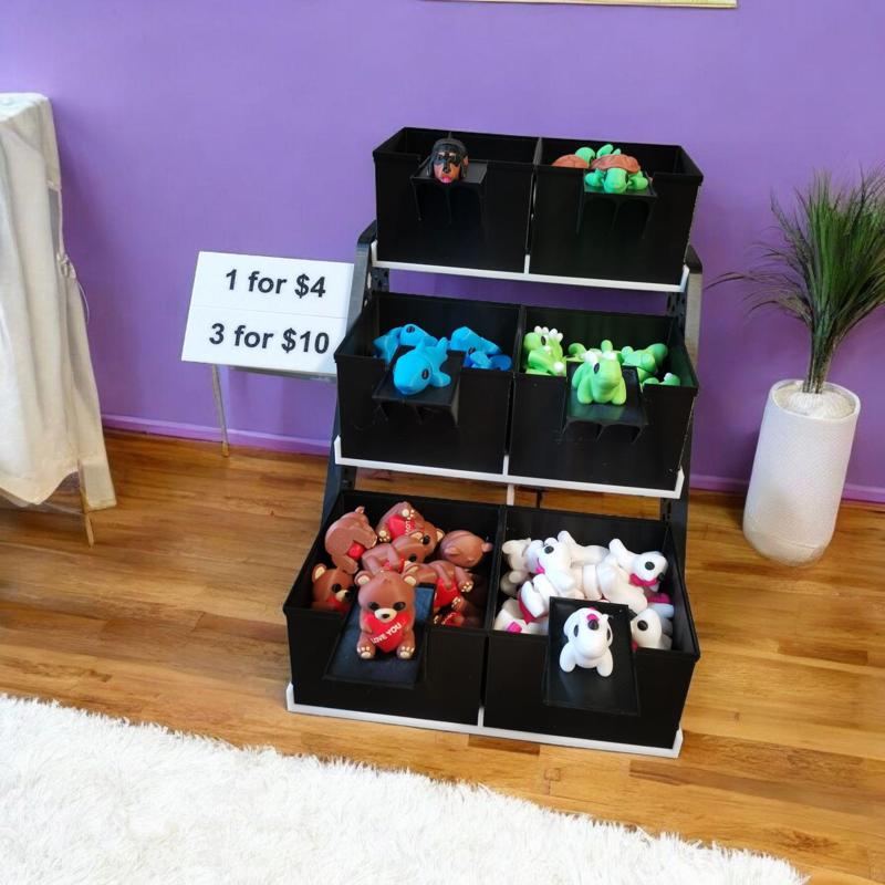 Mini container mod for display shelf