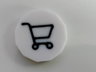 Shopping Trolley pound coin