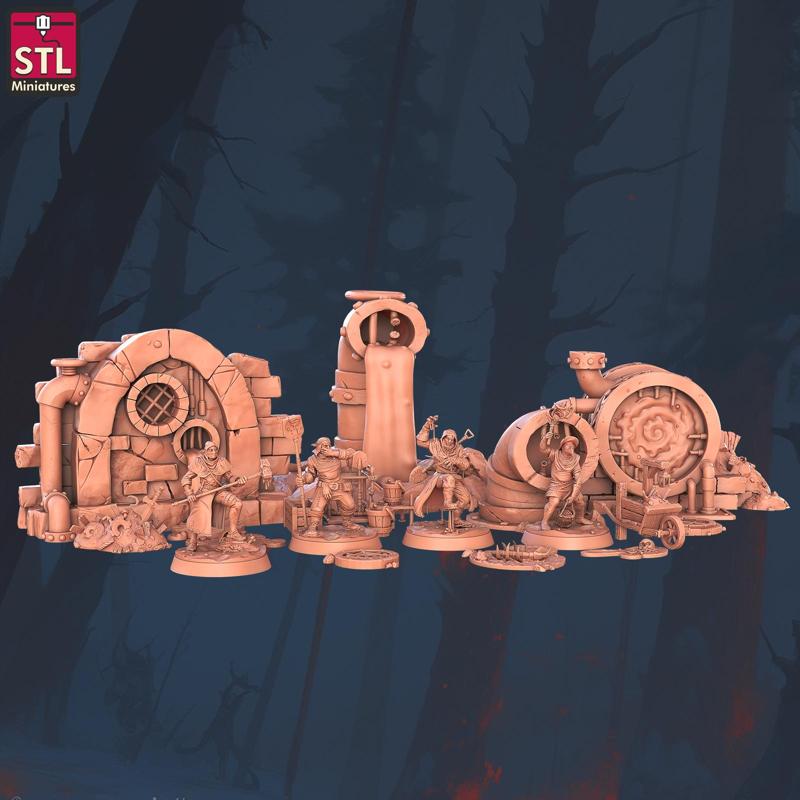Sewers Workers Set