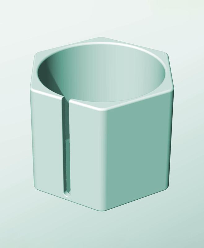 CH162-150-S Slotted container modular stackable module bin box