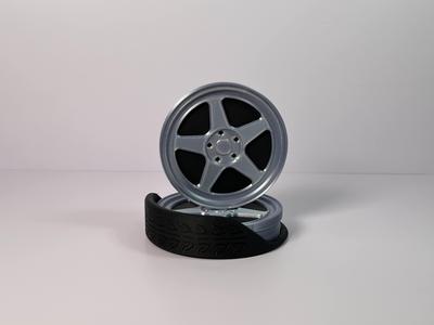 KNP Wheel Drink Coaster & Stand