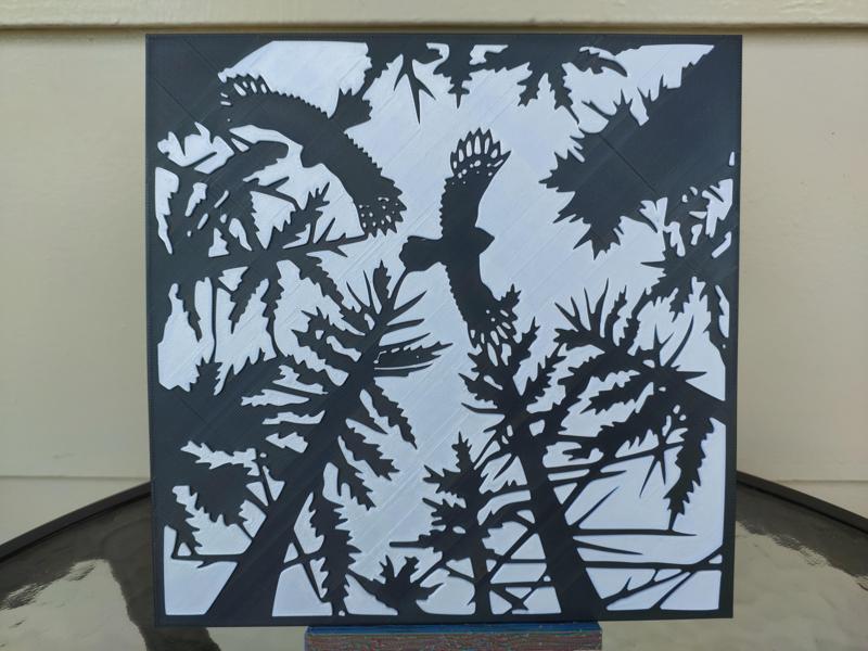 Forest Hawks wall art