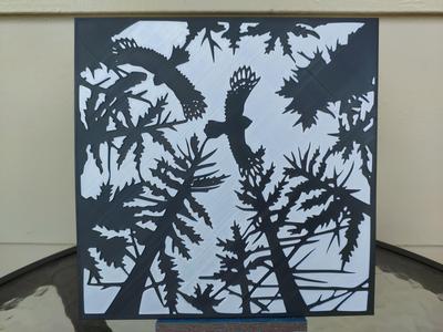 Forest Hawks wall art