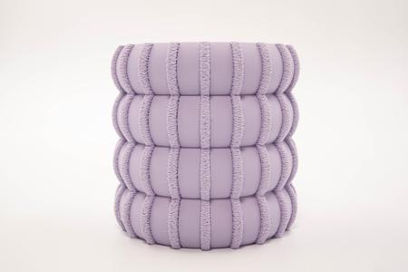 Fuzzy Pattern Pen Holder - Design #2 
