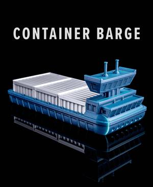 Container Barge (Boat / Ship)