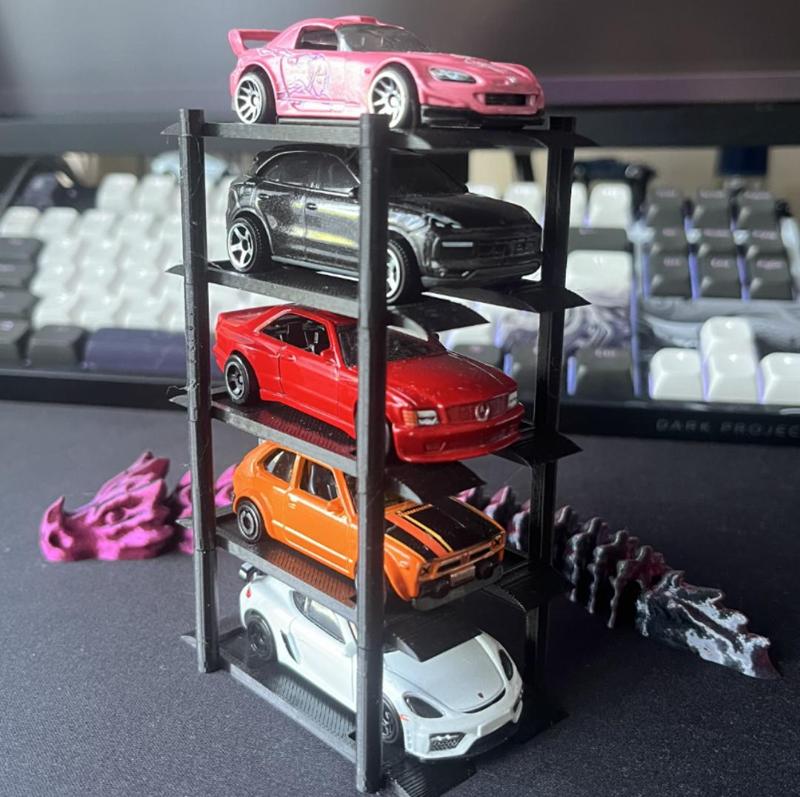 HotWheels stand stackable low material
