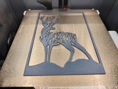 Deer wall art