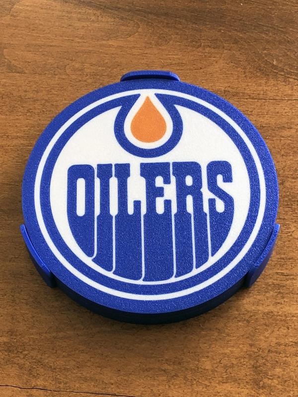 NHL - EDM Coaster and Holder Set