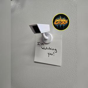 Security Camera Fridge Magnet