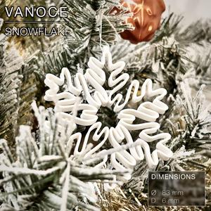 VANOCE  |  Hanging Snowflake, Christmas Tree