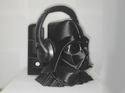 Headphone stand, hidden storage