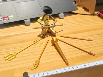 Weapon-Bundle-1 for Lucky13【Long handled weapon】