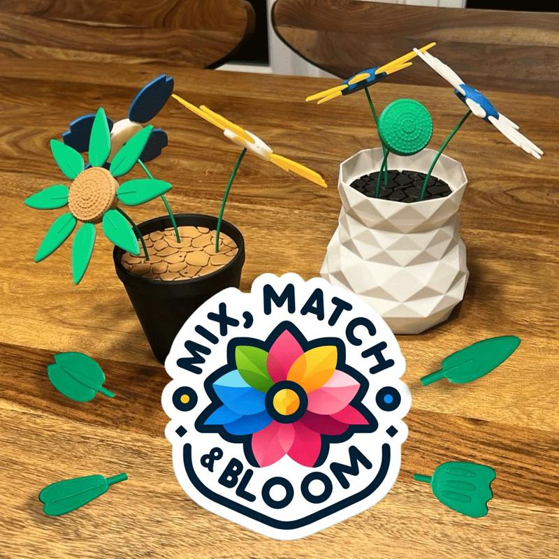 Build-a-Flower Construction Set