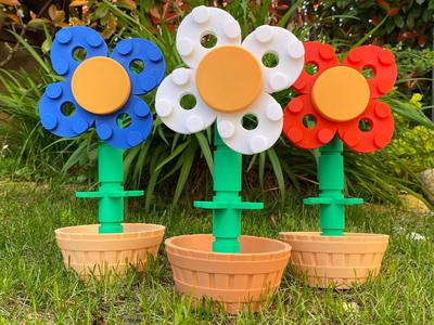 Giant brick flower