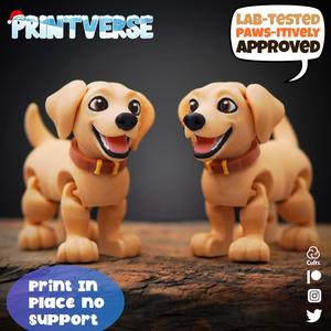 Flexy Print In Place Labrador Puppy