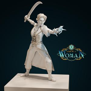 Elf Sorcerer - Laraine - 28/32mm and 75mm