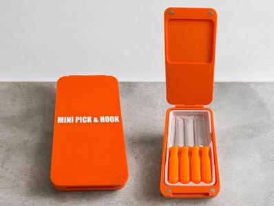Hinged Mini Pick & Hook Box (Harbor Freight) 