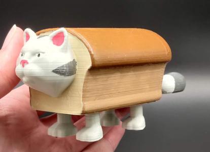 Loaf Cat with Retractable Legs
