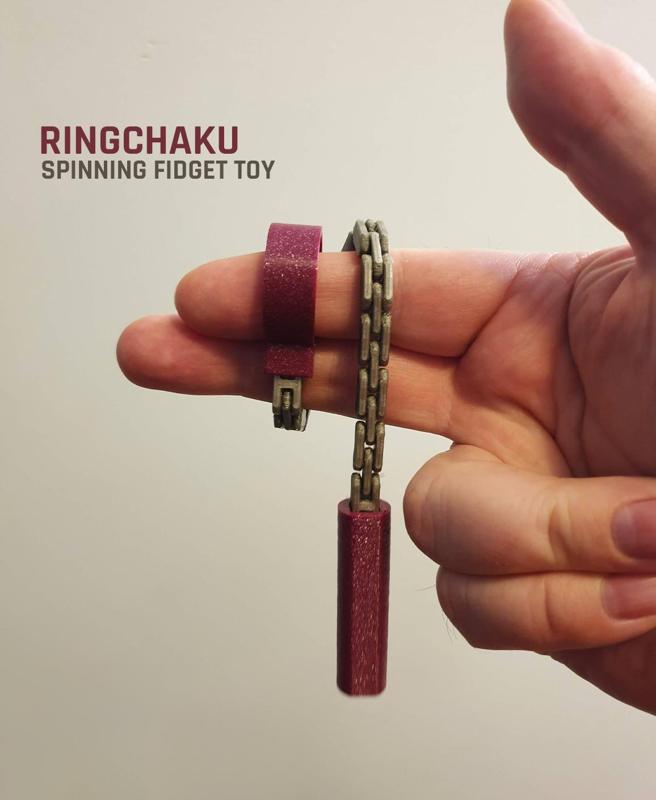 Ringchaku Spinning Fidget Toy