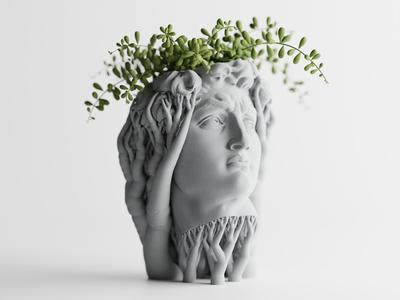 Organic David Planter