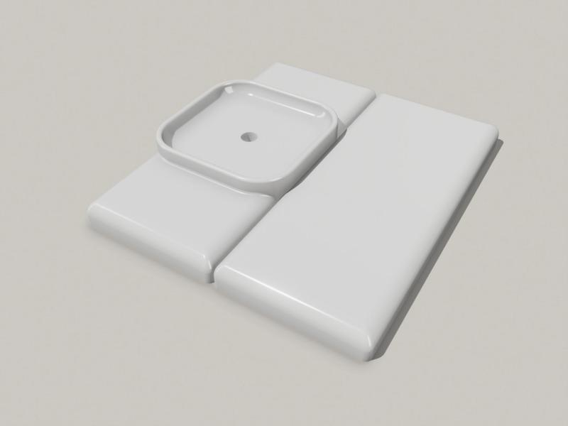 Magnetic Light Switch Cover 2 + IKEA Button Holder