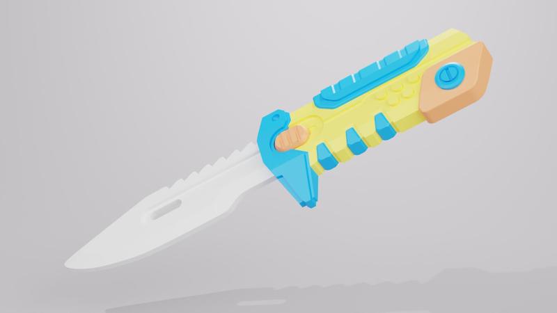 Valorant BlastX Polymer KnifeTech Coated Knife