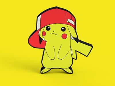 Pikachu in Ash's hat Lightbox