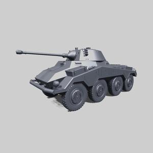 Sd.Kfz.234/2 (Puma) + 3 Tankmen (Germany, WW2)