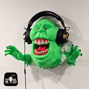 Slimer from Ghostbusters Wall Sculpture - Holder / 3MF Included / No Supports