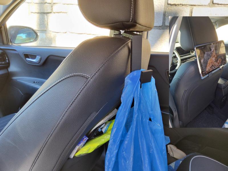 Bag and tablet  car holder
