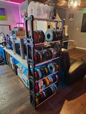 Filament Spool Rack - Stackable - Glueless