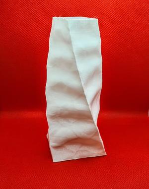 crumpled twist vase