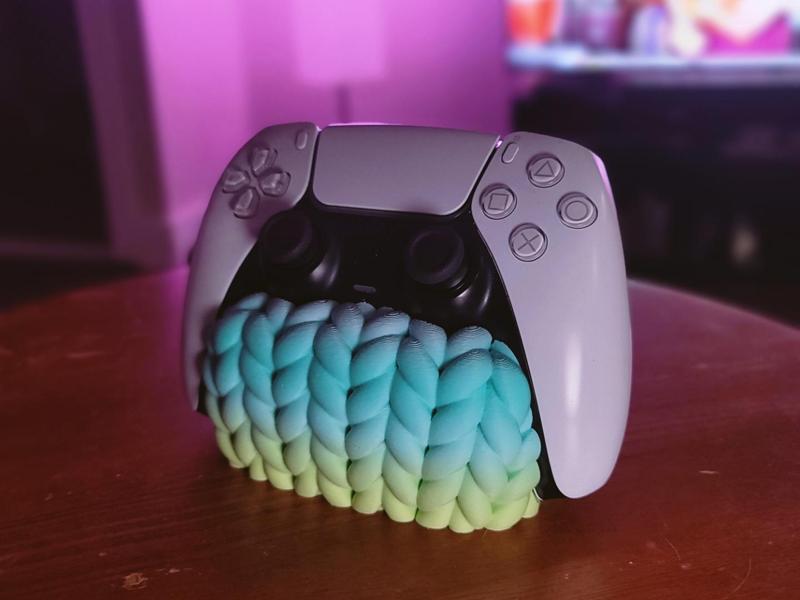 PS5 CONTROLLER HOLDER || KNITTED PATTERN