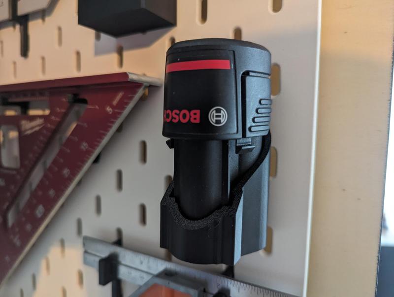 Skadis Supportless - Bosch 12V Battery Holder