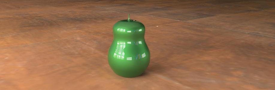 Pear toothpick holder
