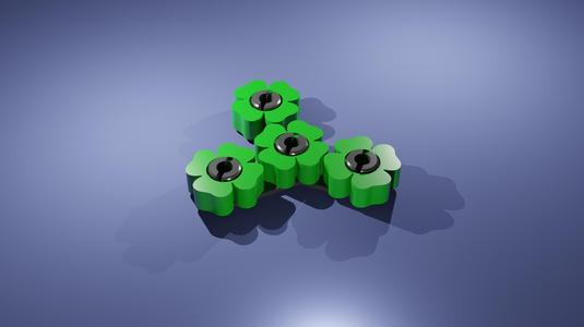 Remix of Fidget toy - now w Shamrocks! #StPatricksRemix