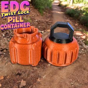 Mini EDC Pill Container – Satisfying Click-Lock Lid