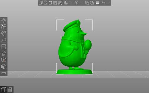 Yolkris, the Holy Egg Cleric – Fluffy Chick Healer Miniature