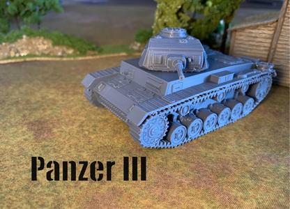 early Panzer III tank